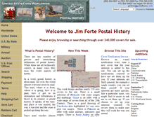 Tablet Screenshot of postalhistory.com